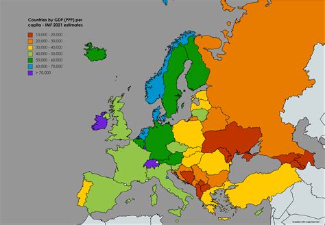 gdp per capita europe 2021
